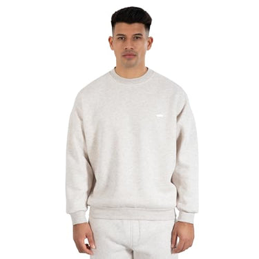 SMILODOX Sweatshirt Herren Kade, Regular Fit Sweatshirt, Pullover Herren, Langarmshirt Herren, Rundhalsauschnitt Sweater Herren, Weiche Baumwollmischung Pulli Herren, Komfort & Stil für Sport & Alltag im Sale
